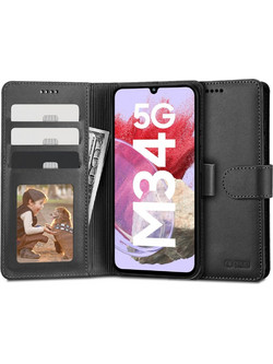 Tech-Protect Wallet Black (Samsung Galaxy M34 5G)