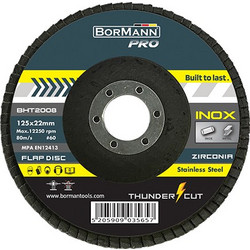 Δίσκος Λείανσης Inox Flap 60 125x22 Bormann Pro BHT2008