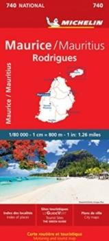 Maurice (Mauritius) - Michelin National map 740