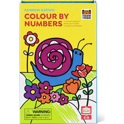 Σετ Δραστηριοτήτων - Colour by Numbers Rainbow Garden