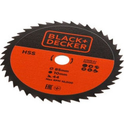 Black & Decker HSS Δίσκος Κοπής 85 mm (44 δόντια) A7526-XJ