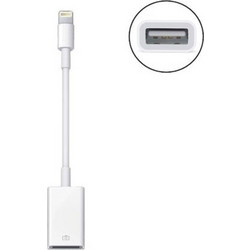 Treqa Μετατροπέας Lightning male σε USB-A female Λευκό CA-1092