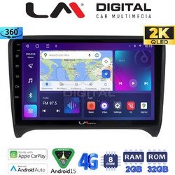 LM Digital ZB8078 Ηχοσύστημα Αυτοκινήτου με Οθόνη Αφής 2DIN GPS