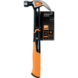 Fiskars - IsoCore Finishing Hammer - Curved - 16 oz/13.5" - Tools and Home Improvements