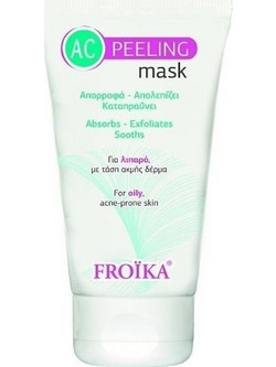 Froika AC Peeling Mask Κρεμώδης Μάσκα Προσώπου για Καθαρισμό & Ακμή 50ml