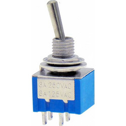 Toggle Switch Mini On-Off 4P Μικροδιακόπτης Μοχλού ON-OFF 4 Πόλων