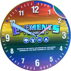 Elements Cone Wall Clock Rainbow - Ρολόι Τοίχου 30cm
