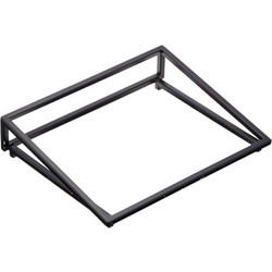Σταντ Riser Μεταλλικό Επικλινές για GN1 2 Μαύρo 32 5x26 5x Υ7cm σειρά Venezia Leone c534759