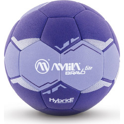 AMILA Μπάλα Handball Bravo Lite Νο1 - Μωβ / Βιολετί / Λευκό (41313)