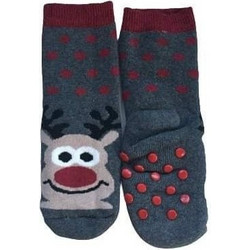 Παιδικές Χριστουγενιατικες κάλτσες Kids Christmas Socks N6 Γκρι