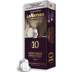 La Natura Lifestyle Κάψουλες Espresso Irish Cream Συμβατές με Μηχανή Nespresso 10τμχ