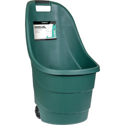 KRAUSMANN ΚΟΥΒΑΔΕΣ ΚΗΠΟΥ ΜΕ ΡΟΔΕΣ 60lt GARDEN - Πράσινο