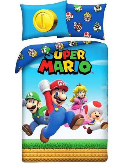 Super Mario Duvet Set Ver. 5 140 x 200 cm / 70 x 90 cm