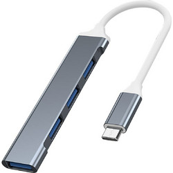 Vakoss TC-4125X USB Hub 3.0 USB-C με 4 Θύρες USB-A