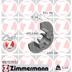 Zimmermann Δισκόπλακα - 100.1229.52