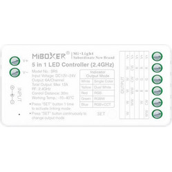 Led Strip Controller Dimmer MiBoxer SR5 RF RGB/ RGBW / RGB+CCT 4*6A 12V/24V MAX 12A 144W/288W SR5