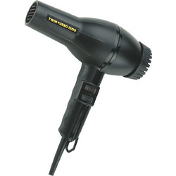 Turbo Power Twin Turbo 1500 Πιστολάκι Μαλλιών 1300W Black