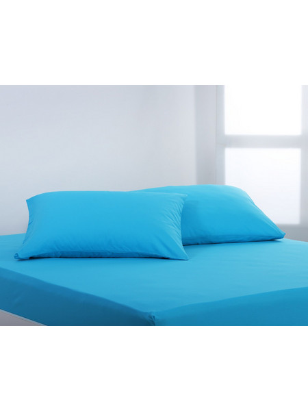 Βαμβακερό σετ μαξιλαροθήκες essentials (52cm x 72cm ) river blue