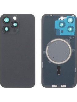 Full Back Cover Magsafe Magnet / Πίσω καπάκι Για iPhone 15 Pro Max Black Titanium