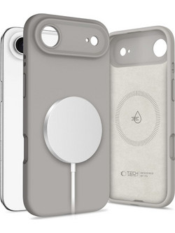 Tech-Protect Silicone MagSafe Case for iPhone 17 Air - Gray