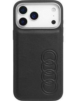Audi Case Tt Synthetic Leather Magsafe For Iphone 17 Pro Black - (AU-TPUPCIP17P-TT/D1-BK)