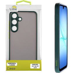 Lime Successories Lime Θηκη Samsung A17 4G A175/A17 5G A176 6.74'' Hardshell Fusion Full Camera Protection Green With Yellow KEYS