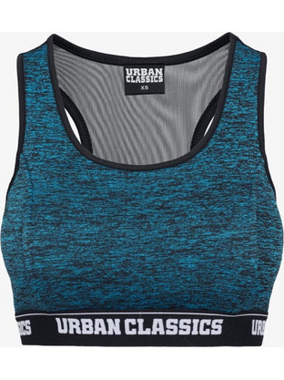 Urban Classics Αθλητικό Μπουστάκι με Μέτρια Στήριξη Πετρόλ TB1656