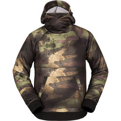 Volcom Hydro Riding Ανδρικό Φούτερ με Κουκούλα & Τσέπες Χακί G4152303-CAM