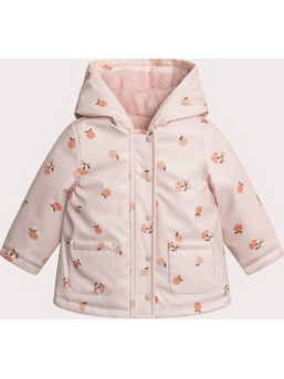 Βρεφικό Μπουφάν για Κορίτσια Soft Peach ΡΟΖ