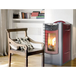 Kalor Alessia Idro Beige Σόμπα Pellet Καλοριφέρ Αερόθερμη 14kW