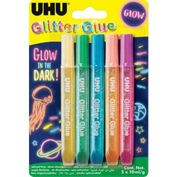 UHU Uhu gg glow in the dark 5x10ml 48211