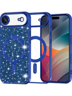 Techsuit Luxury Glitter MagSafe Θήκη Back Cover Deep Blue (iPhone 17 Air)