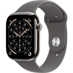 Apple Watch Series 11 Cellular 42mm Titanium Natural Stone Grey