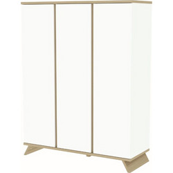 Faktum Sienna White Ντουλάπα XL 136,2 x 50 x 175,7 εκ
