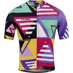 CUBE ΜΠΛΟΥΖΑ ΜΕ ΚΟΝΤΟ ΜΑΝΙΚΙ BLACKLINE JERSEY CMPT S/S - 12363 Πολύχρωμο