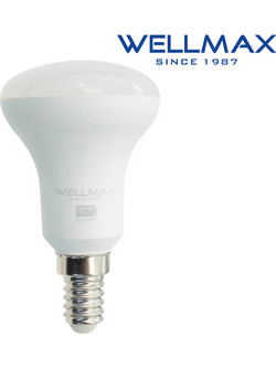 ΛΑΜΠΑ LED R50 E14 6W 540LM 120 4000K NEUTRAL WHITE WELLMAX (ΣΕΤ ΜΕ 10)