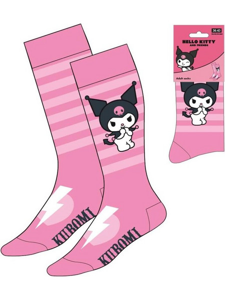 Hello Kitty Kuromi adult socks