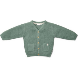 LITTLE DUTCH. Ζακέτα πλεκτή Forest Green