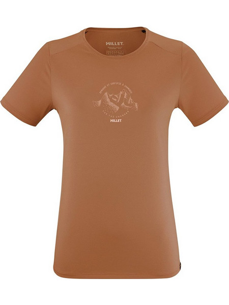 MILLET Ubic Women's T-Shirt, Γυναικείο Ορειβατικό Μπλουζάκι, MIV10478_N4236 /Spice