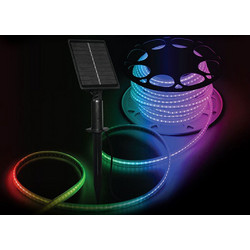 Ταινία LED με Ηλιακό Πάνελ 18W 3.2V DC 900lm/m 30 LED/m RGB IP65 237x57x186mm 3210241 VITO (5 μέτρα)