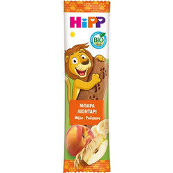 Hipp Μπάρα με Τραγανή Βρώμη Μήλο & Ροδάκινο 23gr