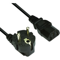 VCom Power Cord Computer schuko 220V 1.8m - (CE021-1.8m-0.75mm)