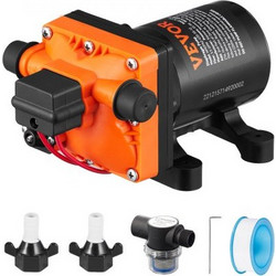 VEVOR Αντλία Διαφράγματος Νερού 13.25 Λίτρων, 55 PSI για RV, Σκάφη & Κάμπερς MGDDGMBYC12V3P31GV0