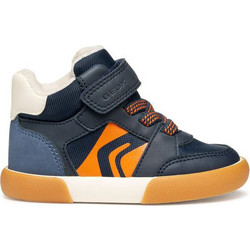 Geox Gisli Παιδικά Sneakers Μποτάκια Navy Μπλε Πορτοκαλί B561NA0MEFUC4218