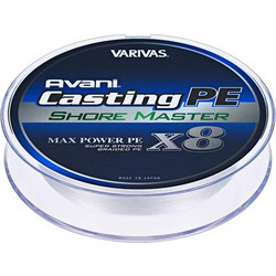 ΝΗΜΑ VARIVAS Avani Casting Pe Max Power X8 Shore Master 200m PE 0.8