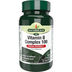 Natures Aid Vitamin B Complex Mega 30 Ταμπλέτες