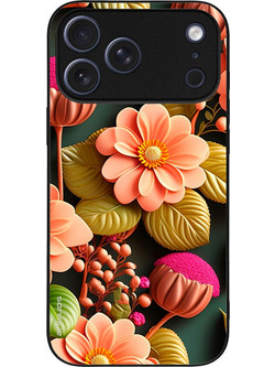 Θήκη Sonique 3D Flower Series για Apple iPhone 17 Pro Max Σομόν