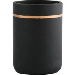 Ποτηροθήκη Μπάνιου (6.5x17.5) Spirella Bly Black Gold 03296.001