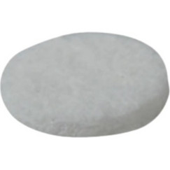 ΤΣΟΧΑΚΙΑ ΕΠΙΠΛΩΝ ΣΤΡΟΓΓΥΛΑ Φ9x1mm ΛΕΥΚΑ (32 ΤΕΜ.)