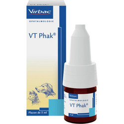 Virbac VT Phak Οφθαλμικές Σταγόνες για Καταρράκτη Σκύλου & Γάτας 5ml